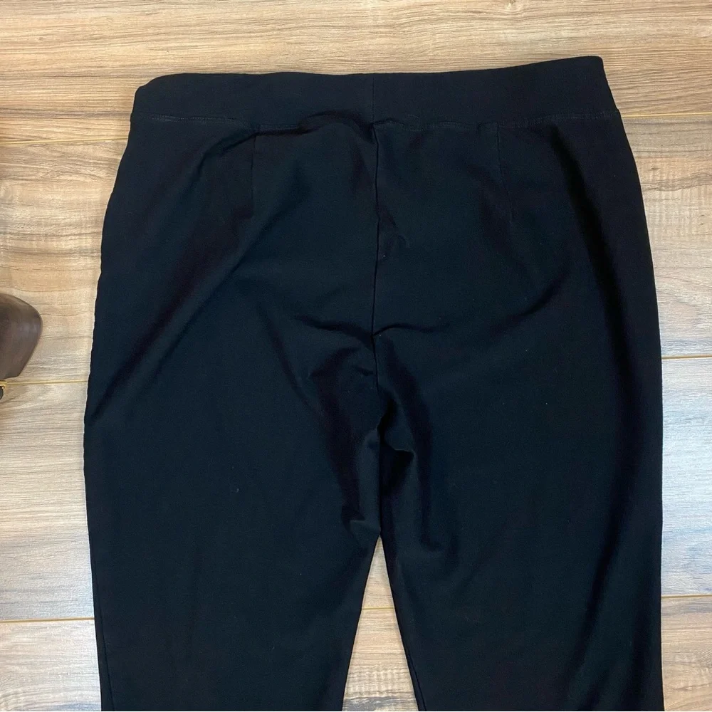 Eileen Fisher Knit Straight Leg Pant Women's Small Color Black - Picture 8 of 8